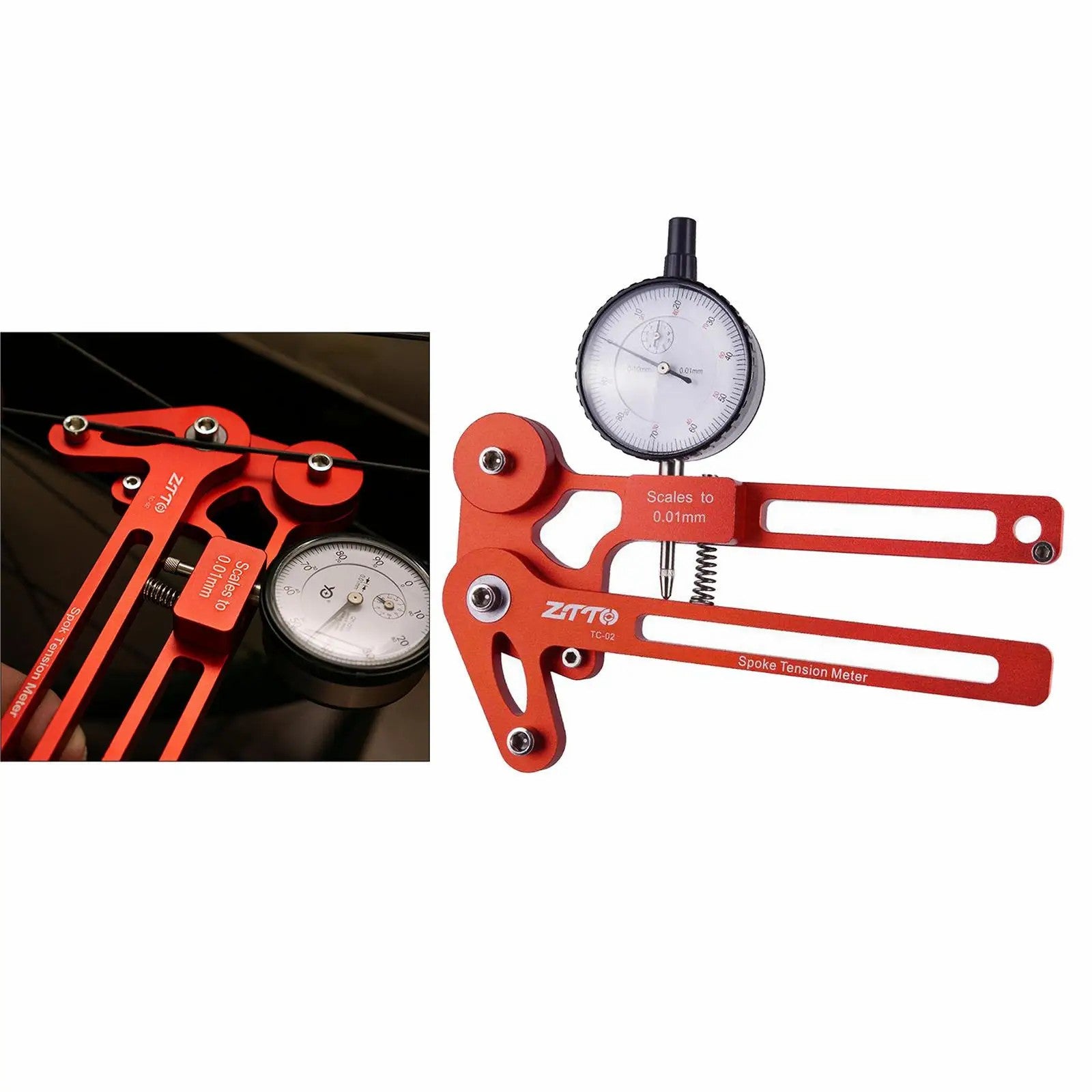 ZTTO TC-02 Bicycle Tension Meter Precision Spoke Checker Bike Wheel Builders Tool ZTTO TC-02 Bicycle Tension Meter Precision Spoke Checker Bike Wheel Builders Tool